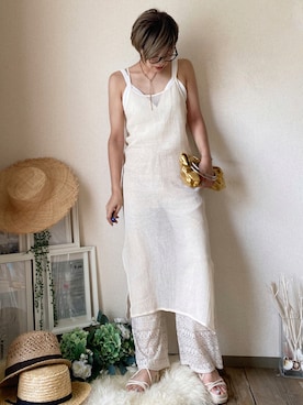 ten⭐︎ichiko さん(レディース・157cm)の夏コーディネート