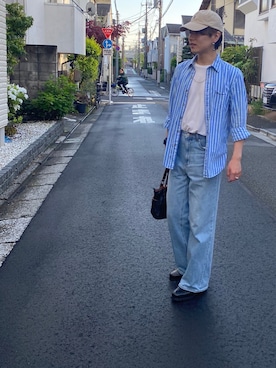 「HERMES（エルメス）のギャロップ・エルメス（リング、シルバー系）」を使った、karagさん（メンズ・169cm）の春コーディネート
