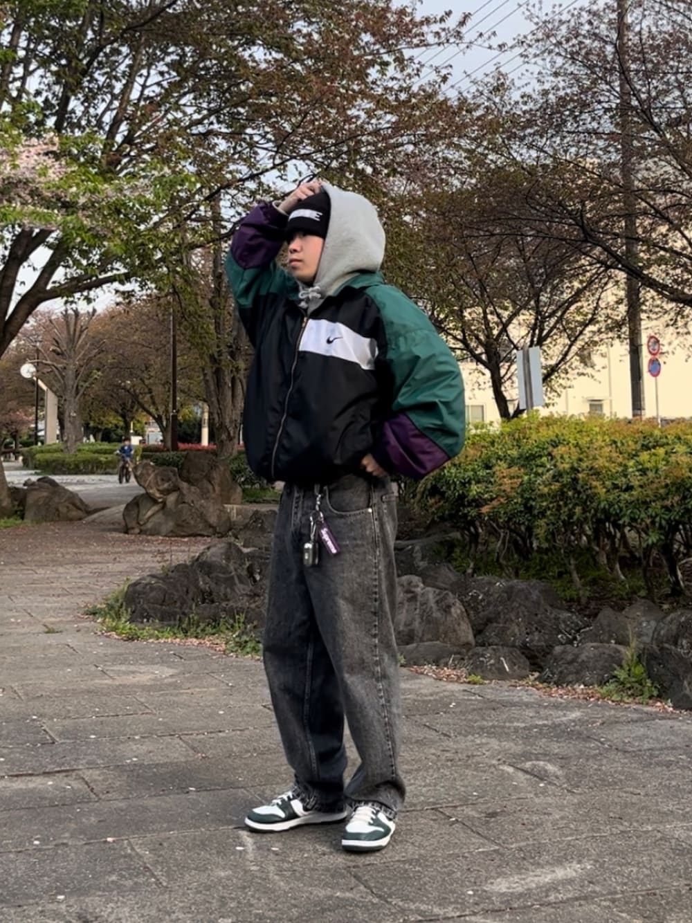 ゆうた｜NIKEのナイロンジャケットを使ったコーディネート - WEAR