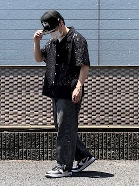 「airforce1」｜「アイテム（帽子）」を使った、ゆうたさん（メンズ・160cm）の夏コーディネート