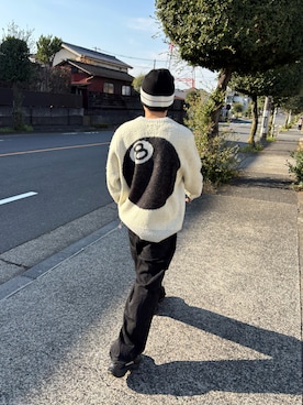 「アイテム（ニットキャップ/ビーニー）」を使った、ゆうたさん（メンズ・160cm）の秋コーディネート