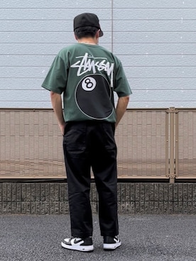 「airforce1」｜「アイテム（帽子）」を使った、ゆうたさん（メンズ・160cm）の夏コーディネート