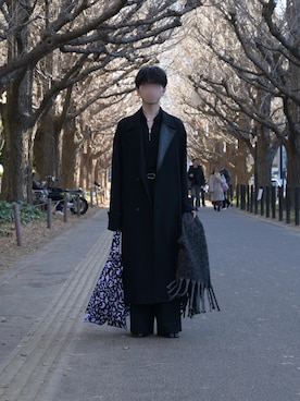 「LAPIIS（ラピス）のアイテム」を使った、人さん（メンズ・166cm）の冬コーディネート