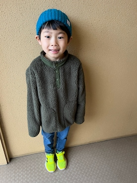 「White Mountaineering」｜「アイテム（その他）」を使った、ゆうき◡̈⋆さん（キッズ・110cm）の冬コーディネート
