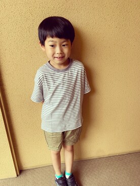 ゆうき◡̈⋆さん（キッズ・110cm）の夏コーディネート
