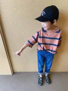 ゆうき◡̈⋆さん（キッズ・110cm）の秋コーディネート