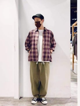 「huntism」｜EPさん（メンズ・175cm）の夏コーディネート
