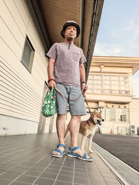 「Stan Ray（スタンレイ）のアイテム」を使った、マッサンさん（メンズ・172cm）の夏コーディネート