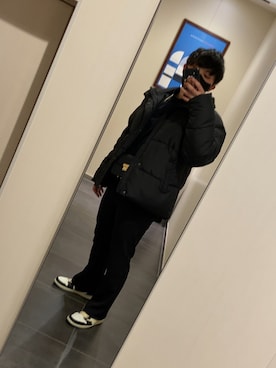 「LILL（リル）のアイテム（ダウンジャケット/コート）」を使った、shun さん（メンズ・173cm）の冬コーディネート