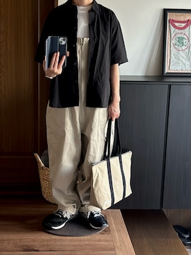 「着回しコーデ」｜「アイテム（サロペット/オーバーオール）」を使った、善さん（レディース・152cm）の夏コーディネート