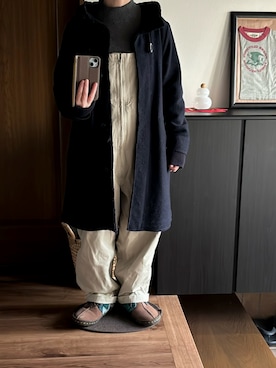 「無印良品（ムジルシリョウヒン）のアイテム」を使った、善さん（レディース・152cm）の冬コーディネート