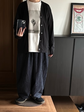 「しまむら（シマムラ）のアイテム（Tシャツ/カットソー）」を使った、善さん（レディース・152cm）の秋コーディネート