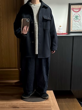 「REEF（リーフ）のアイテム」を使った、善さん（レディース・152cm）の冬コーディネート