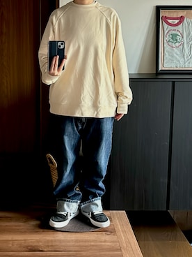 「hummel（ヒュンメル）のアイテム」を使った、善さん（レディース・152cm）の秋コーディネート