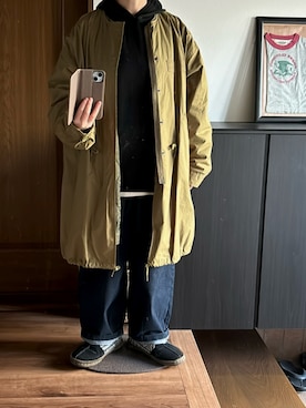 「REEF（リーフ）のアイテム」を使った、善さん（レディース・152cm）の冬コーディネート