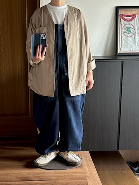 「アイテム（サロペット/オーバーオール）」を使った、善さん（レディース・152cm）の秋コーディネート