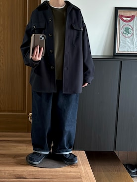 「REEF（リーフ）のアイテム」を使った、善さん（レディース・152cm）の冬コーディネート