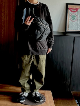 「PORTER（ポーター）のアイテム（バッグ）」を使った、善さん（レディース・152cm）の春コーディネート