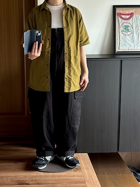 「アイテム（サロペット/オーバーオール）」を使った、善さん（レディース・152cm）の秋コーディネート