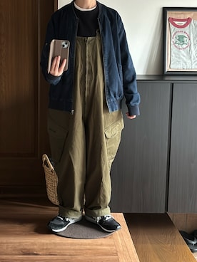 「niko and...（ニコアンド）のアイテム」を使った、善さん（レディース・152cm）の春コーディネート