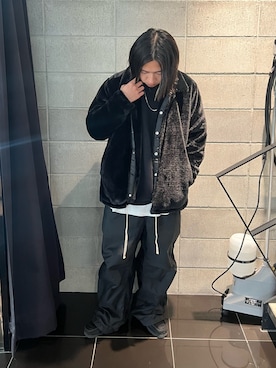 「DANKE SCHON（ダンケシェーン）のアイテム（その他アウター）」を使った、keitaさん（メンズ・170cm）の冬コーディネート