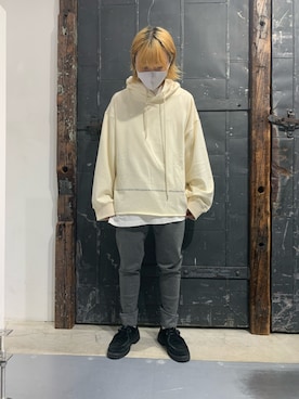 「DANKE SCHON（ダンケシェーン）のアイテム（スウェットパンツ）」を使った、keitaさん（メンズ・170cm）の夏コーディネート