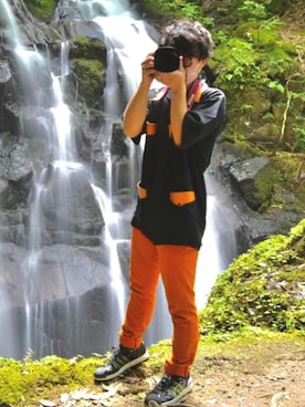 「JAM（ジャム）のアイテム」を使った、ZiiMAさん（メンズ・166cm）の夏コーディネート
