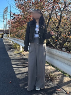 「SLY（スライ）のアイテム」を使った、になさん（レディース・152cm）の秋コーディネート