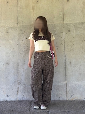 「MOUSSY（マウジー）のアイテム」を使った、になさん（レディース・152cm）の夏コーディネート