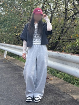 になさん（骨格ストレート・レディース・152cm）の秋コーディネート