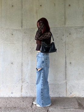 「SLY（スライ）のアイテム（パンツ）」を使った、になさん（レディース・152cm）の夏コーディネート