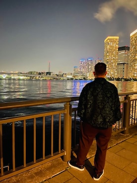 「ROOT THREE（ルートスリー）のアイテム」を使った、N☆Bさん（メンズ・167cm）の秋コーディネート