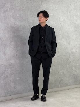 「アイテム（セットアップ）」を使った、赤羅（akara）さん（メンズ・170cm）の夏コーディネート