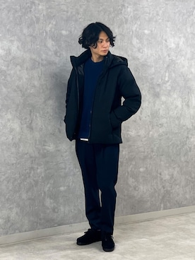 赤羅（akara）さん（メンズ・170cm）の冬コーディネート