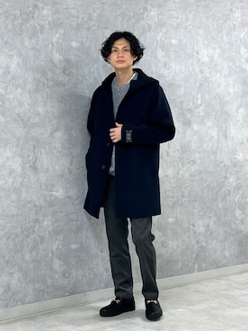 赤羅（akara）さん（メンズ・170cm）の冬コーディネート