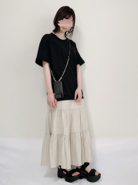 「アイテム（PC・スマホグッズ/家電）」を使った、KANONさん（レディース・154cm・10代）の夏コーディネート