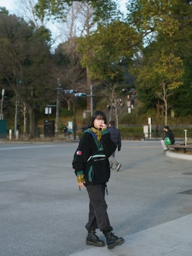 友貴さん（レディース・167cm）の冬コーディネート