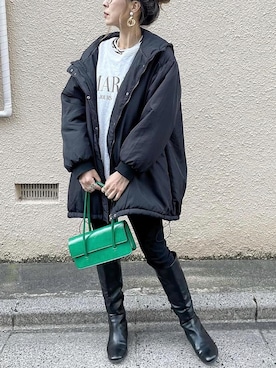 「秋色コーデ」｜「アイテム（ジャケット/アウター）」を使った、uki0315さん（レディース・166cm）の秋コーディネート