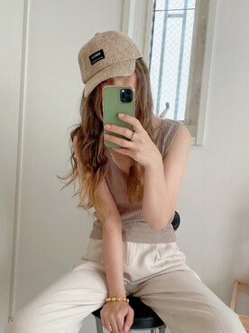 「キャップ女子」｜uki0315さん（レディース・166cm）の夏コーディネート