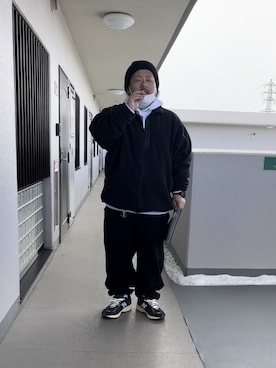 「mocT（モクティー）のアイテム」を使った、AИDYさん（メンズ・165cm）の冬コーディネート