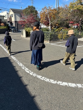 「BEAMS BOY（ビームスボーイ）のアイテム」を使った、AИDYさん（レディース・161cm）の秋コーディネート