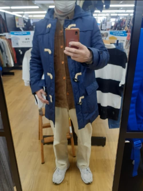 COMME des GARCONS SHIRTのダッフルコートを使った人気ファッション