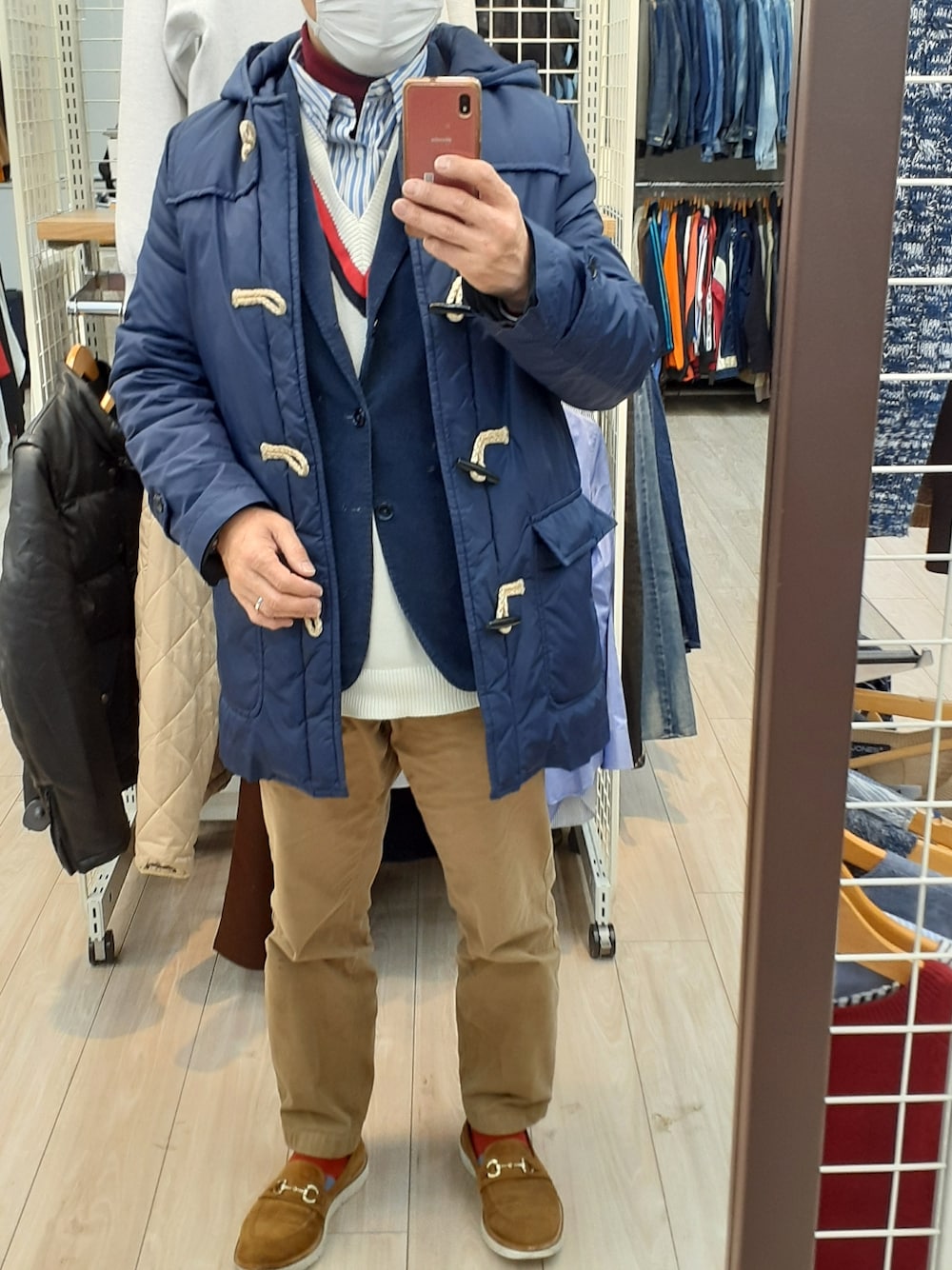 コムデギャルソンシャツ　ダッフルコート　14AW COMME des GARCONS SHIRT コムデギャルソン シャツ 中綿ナイロン