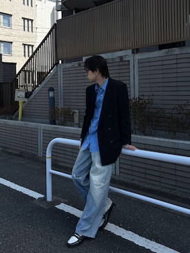 「Our Legacy（アワーレガシー）のアイテム」を使った、ryotoさん（メンズ・176cm）の春コーディネート