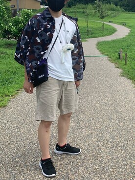 「stussy」｜「アイテム（チノパンツ）」を使った、kuririnpaさん（メンズ・170cm）の秋コーディネート