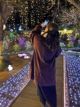 「アイテム（チェスターコート）」を使った、ゆゆさん（レディース・159cm）の秋コーディネート