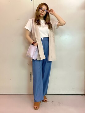  シマシマさん（レディース・152cm）の夏コーディネート