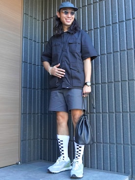 「アイテム（ブレスレット）」を使った、𝕄𝔸𝕊𝔸さん（メンズ・174cm・30代）の夏コーディネート