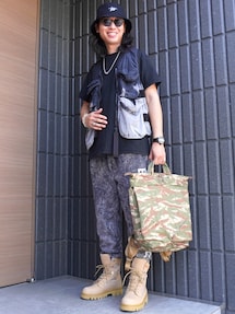 HERON PRESTON ブーツ HERON PRESTONのブーツを使ったメンズ人気ファッションコーディネート