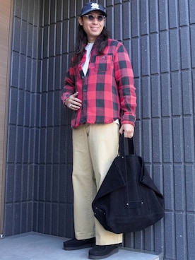 𝕄𝔸𝕊𝔸さん（メンズ・174cm）の春コーディネート